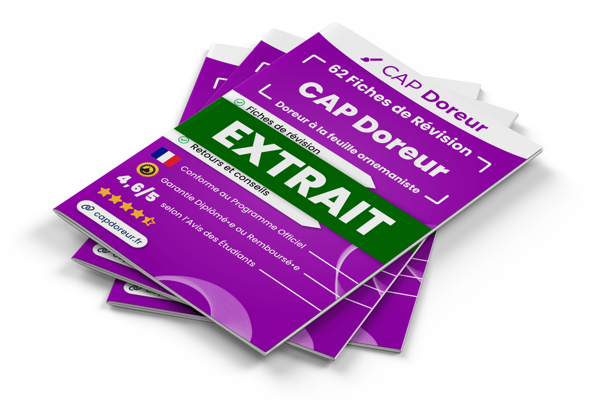 Extrait Fiches Révision gratuites CAP Doreur